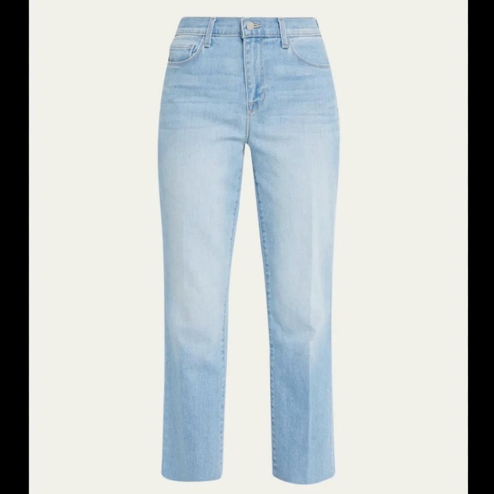 L'AGENCE‎ Sada High Rise Slim Crop Jeans in Ashford Size 29